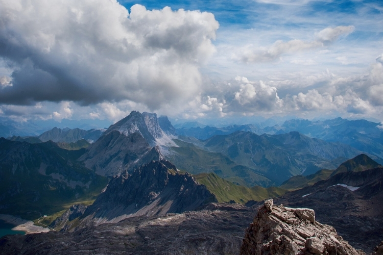 Urlaubslandschaft bei Unterkünften in Vorarlberg